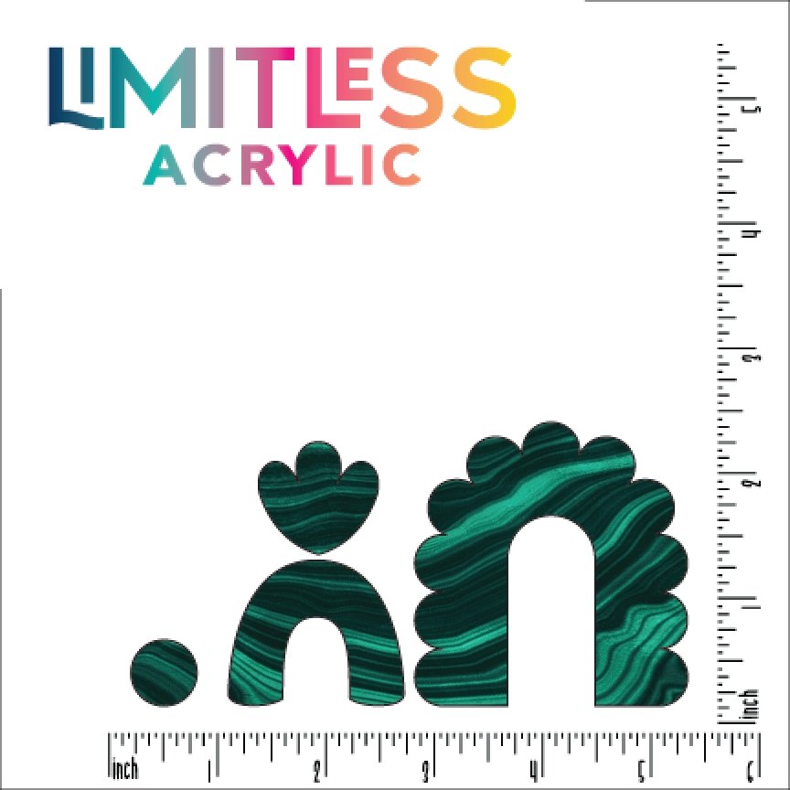 Malachite Pattern Acrylic Sheet - CMB Pattern Acrylic