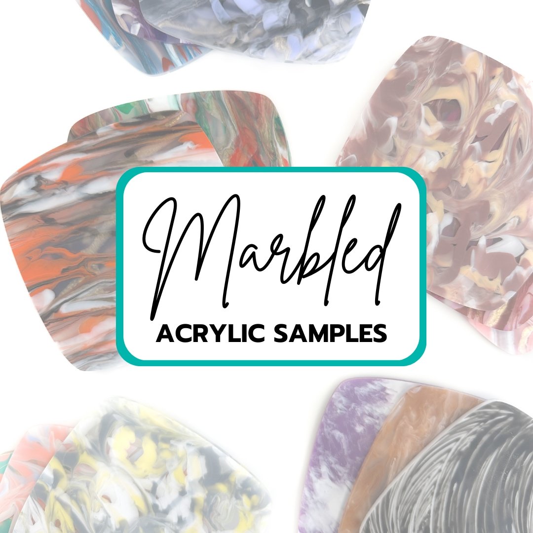 Marble Acrylic Sheets | Sample Sizes | SELECT YOUR COLOR - Acrylic Sheets
