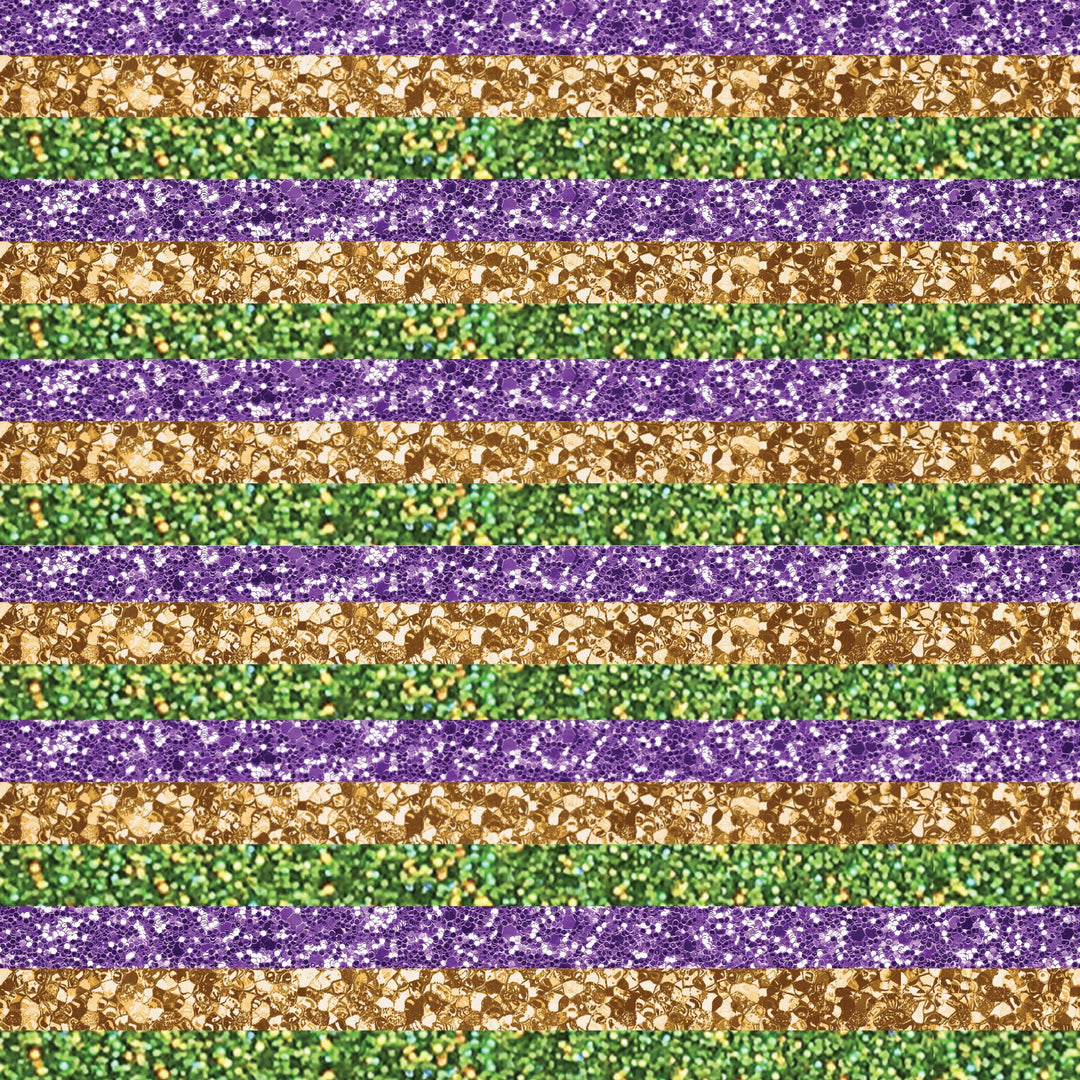 Mardi Gras Faux Glitter Pattern Acrylic Sheets - CMB Pattern Acrylic