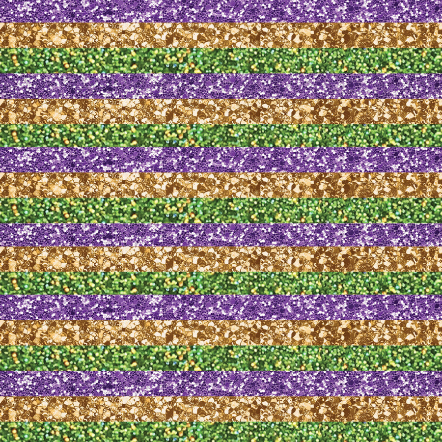Mardi Gras Faux Glitter Pattern Acrylic Sheets - CMB Pattern Acrylic