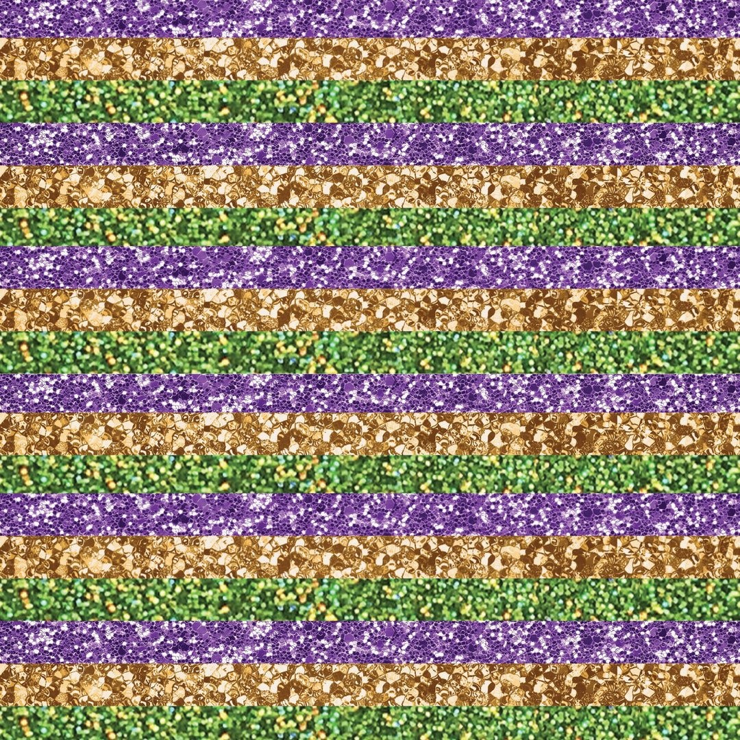 Mardi Gras Faux Glitter Pattern Acrylic Sheets - CMB Pattern Acrylic