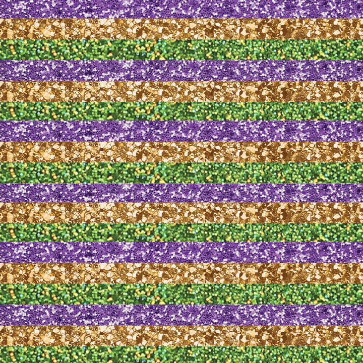 Mardi Gras Faux Glitter Pattern Acrylic Sheets - CMB Pattern Acrylic