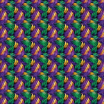 Mardi Gras Feathers Pattern Acrylic Sheets - CMB Pattern Acrylic