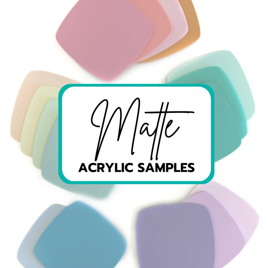 Matte Acrylic Sheets | Sample Sizes | SELECT YOUR COLOR - Acrylic Sheets