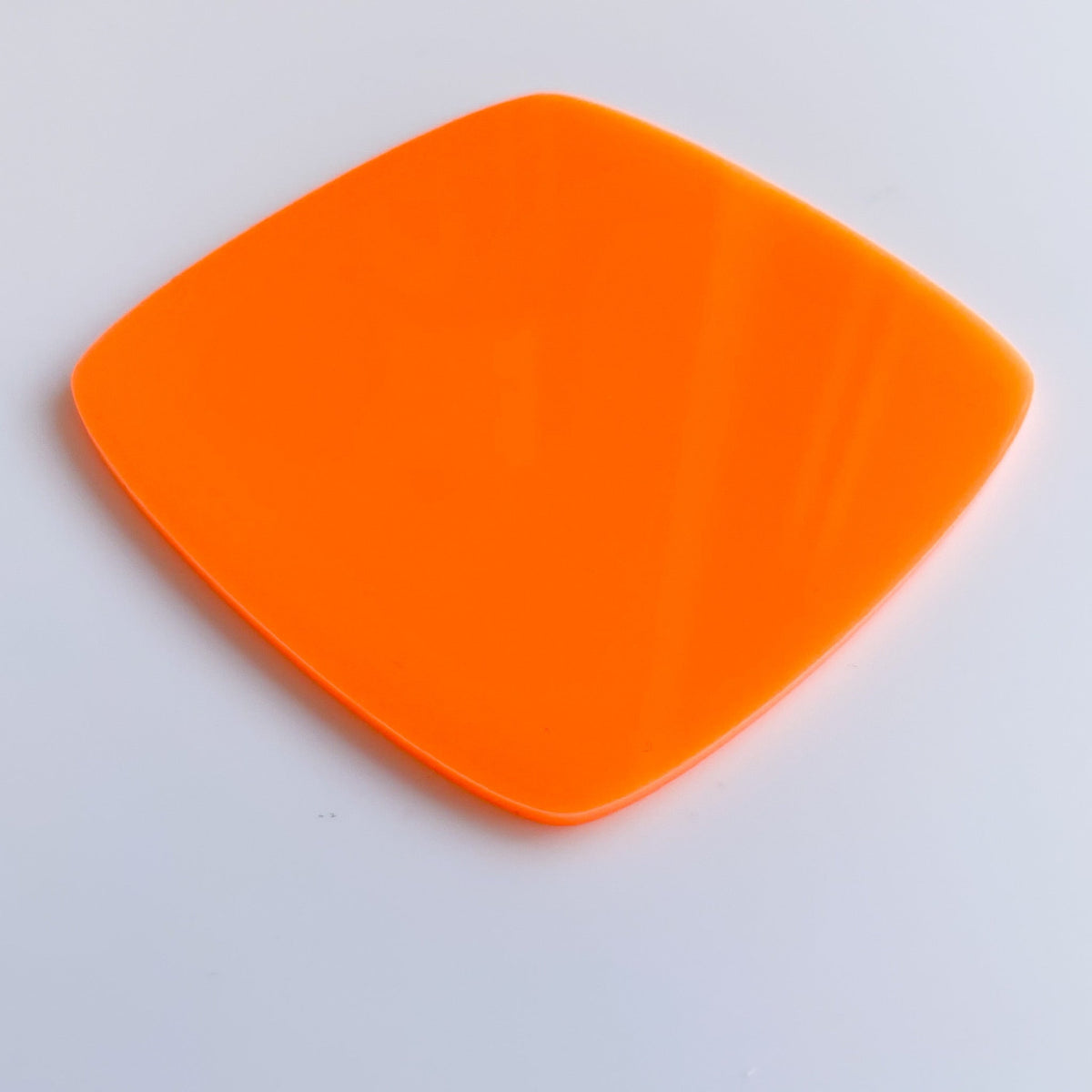 Matte Neon Orange Cast Acrylic | Matte Acrylic Sheet | CMB Acrylic