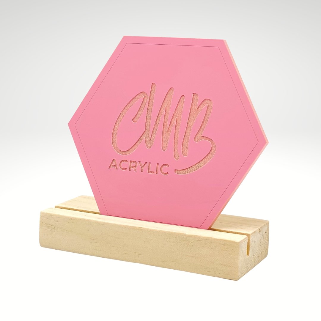 Matte Pastel Flamingo Cast Acrylic | Matte Acrylic Sheet | CMB Acrylic