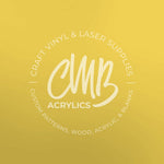 Matte Yellow Cast Acrylic | Matte Acrylic Sheet | CMB Acrylic