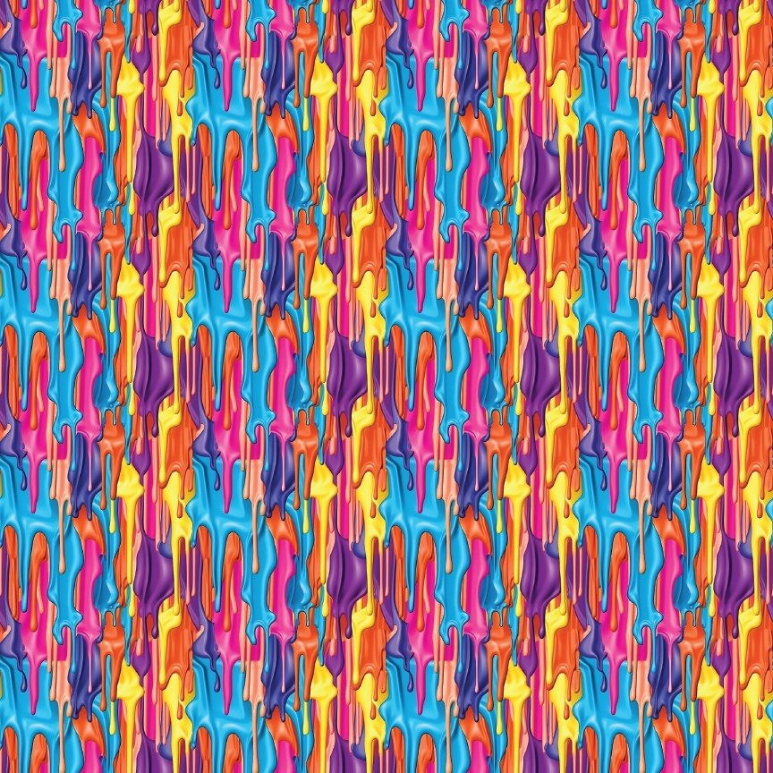 Melted Birthday Candles Pattern Acrylic Sheets - CMB Pattern Acrylic