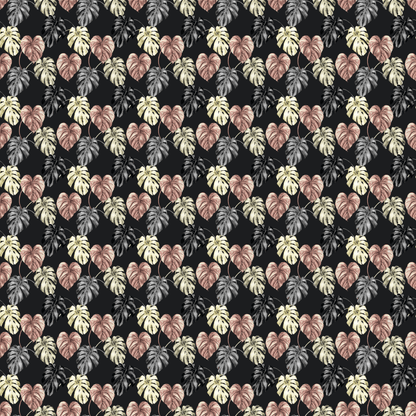 Midnight Monstera Pattern Acrylic Sheets - CMB Pattern Acrylic