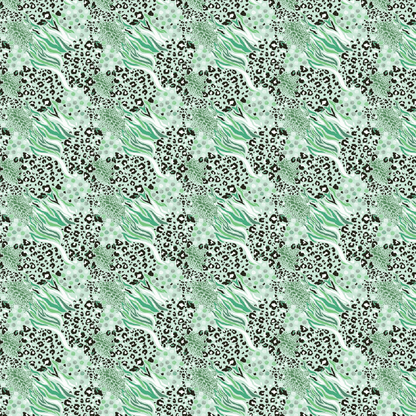 Mint Animal Print Pattern Acrylic Sheets - CMB Pattern Acrylic