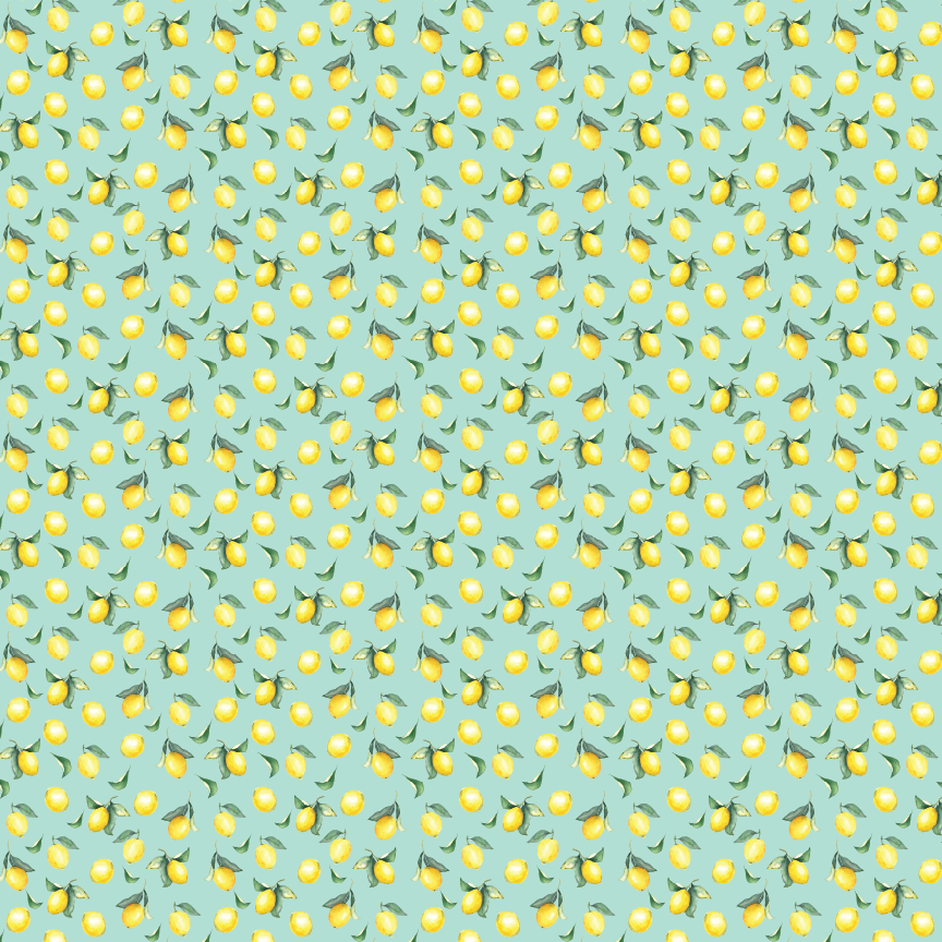 Mint Lemon Pattern Acrylic Sheets - CMB Pattern Acrylic