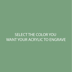 Mint Two Tone Acrylic Sheets | SELECT YOUR ENGRAVE COLOR - CMB Two Tone