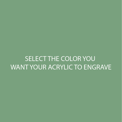 Mint Two Tone Acrylic Sheets | SELECT YOUR ENGRAVE COLOR - CMB Two Tone