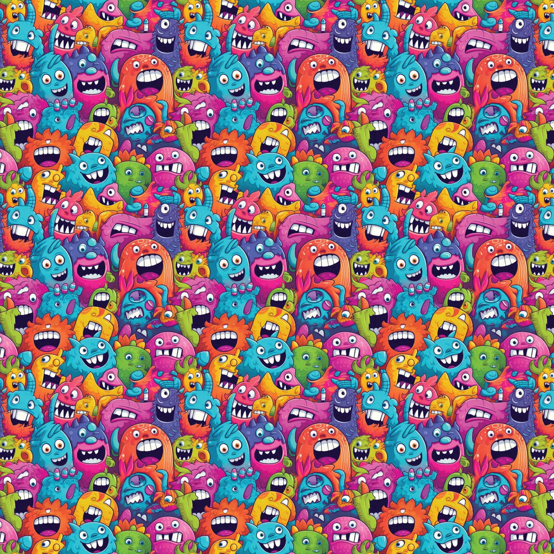 Monster Mash Pattern Acrylic Sheets - CMB Pattern Acrylic