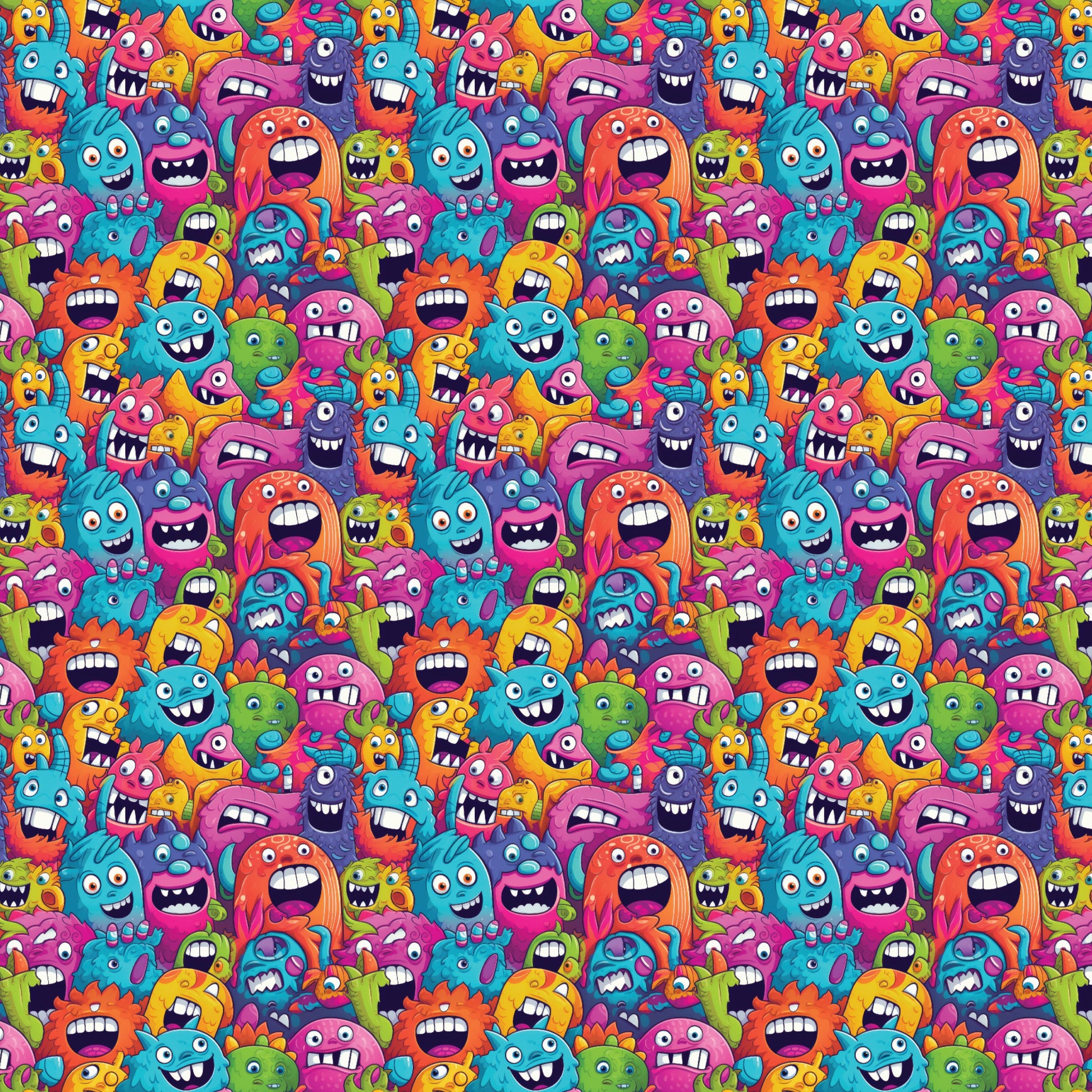 Monster Mash Pattern Acrylic Sheets - CMB Pattern Acrylic