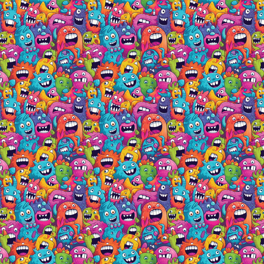 Monster Mash Pattern Acrylic Sheets - CMB Pattern Acrylic