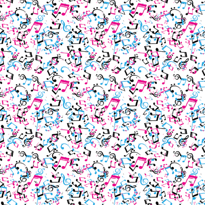Music Notes Pattern Acrylic Sheet - CMB Pattern Acrylic