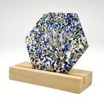 Mystic Midnight Glitter Dots Cast Acrylic | Glitter Acrylic Sheet | CMB Acrylic