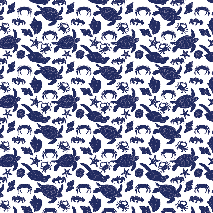 Navy Under the sea Pattern Acrylic Sheets - CMB Pattern Acrylic