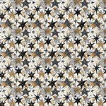 New Year New Stars Pattern Acrylic Sheet - CMB Pattern Acrylic