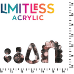 New Year's Bokeh Pattern Acrylic Sheets - CMB Pattern Acrylic