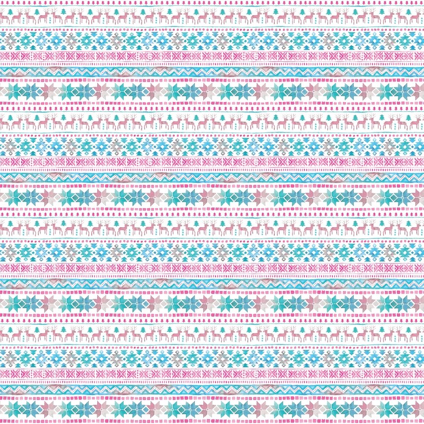 Norwegian Winter Pattern 2 Acrylic Sheets - CMB Pattern Acrylic