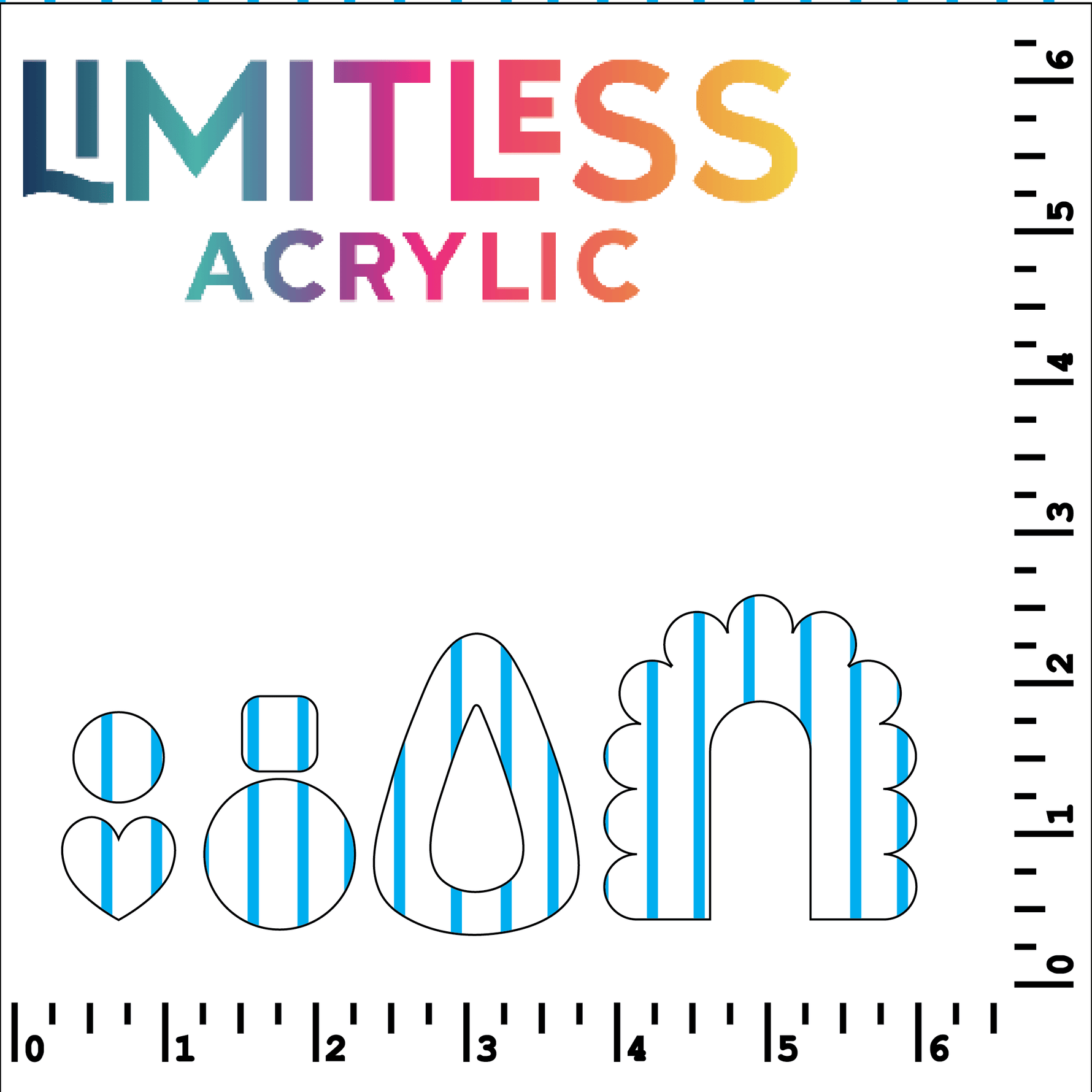 Notebook Paper Pattern Acrylic Sheets - CMB Pattern Acrylic