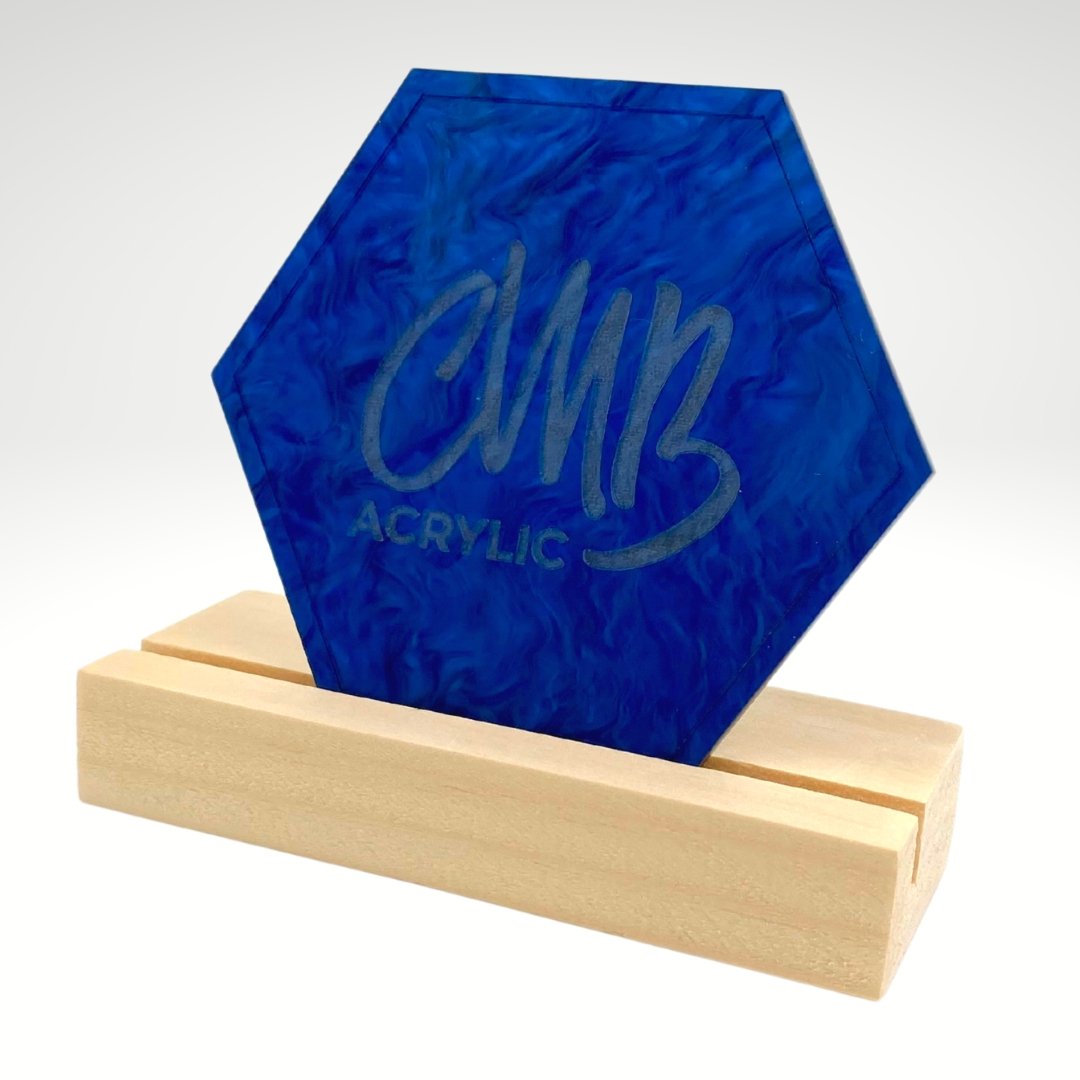Ocean Blue Pearl Cast Acrylic | Pearl Acrylic Sheet | CMB Acrylic