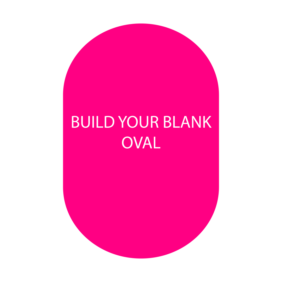Oval Acrylic Blanks - Blank Builder Shapes