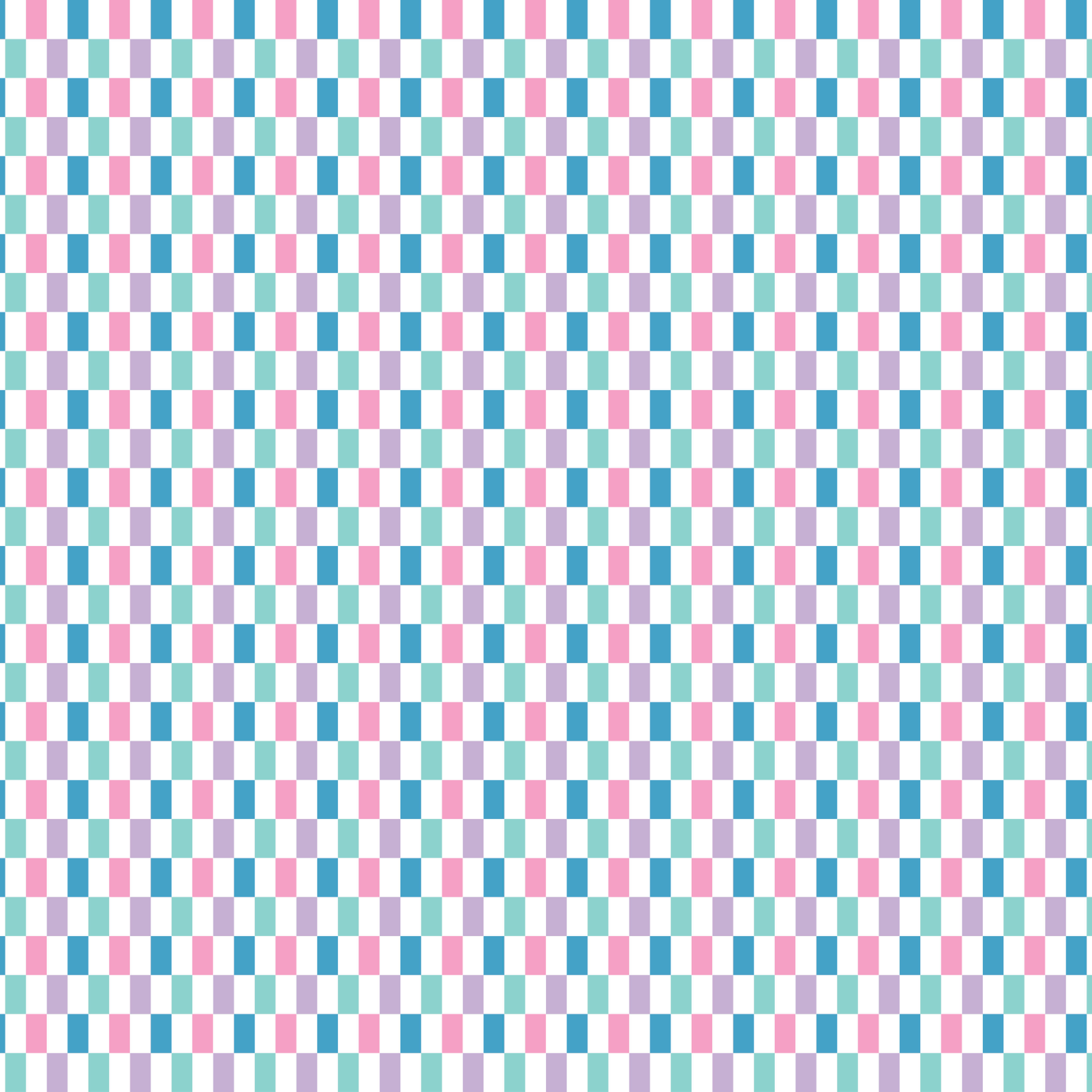 Pastel Checkerboard Pattern Acrylic Sheets - CMB Pattern Acrylic