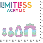 Pastel Drips Pattern Acrylic Sheets - CMB Pattern Acrylic