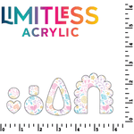 Pastel Floral Doodles Pattern Acrylic Sheets - CMB Pattern Acrylic