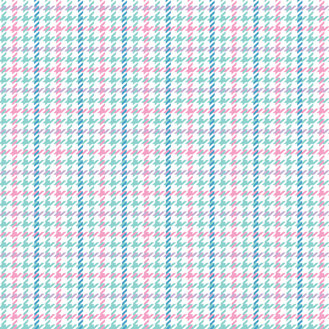 Pastel Houndstooth Pattern Acrylic Sheets - CMB Pattern Acrylic