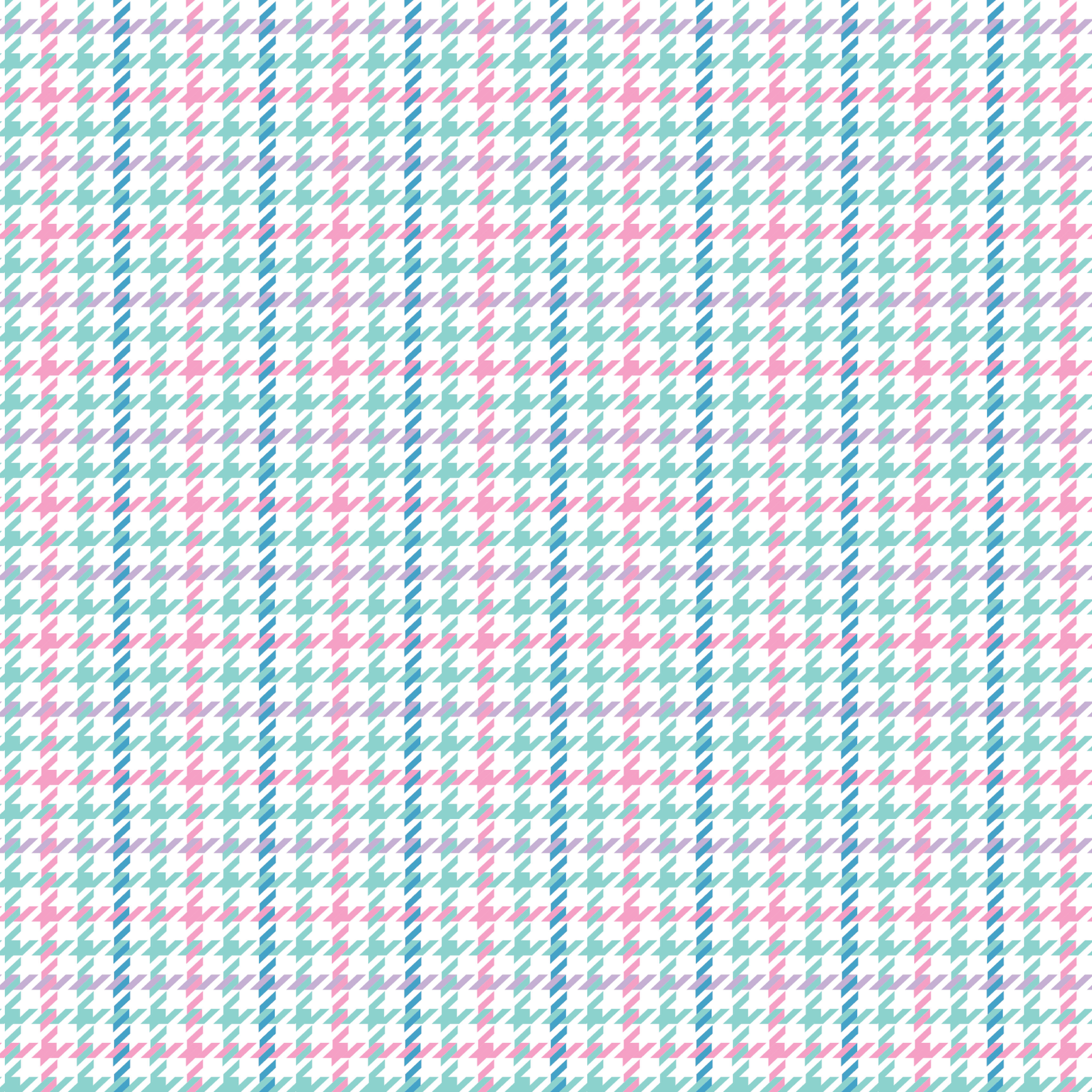 Pastel Houndstooth Pattern Acrylic Sheets - CMB Pattern Acrylic