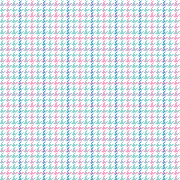 Pastel Houndstooth Pattern Acrylic Sheets - CMB Pattern Acrylic