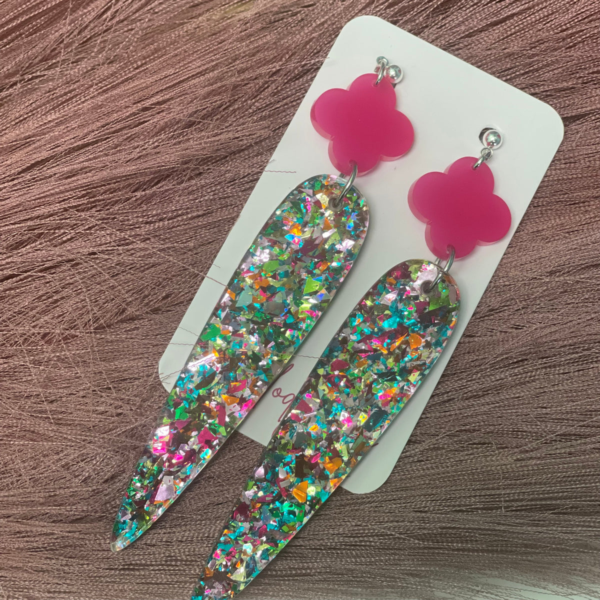 Pastel Party Chunky Flake Glitter Cast Acrylic | Glitter Acrylic Sheet | CMB Acrylic