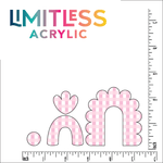 Pastel Pink Plaid Pattern Acrylic Sheet - CMB Pattern Acrylic