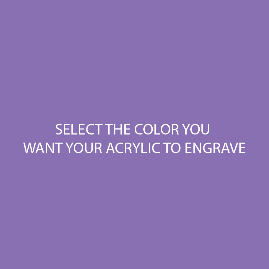 Pastel Purple Two Tone Acrylic Sheets | SELECT YOUR ENGRAVE COLOR - CMB Two Tone