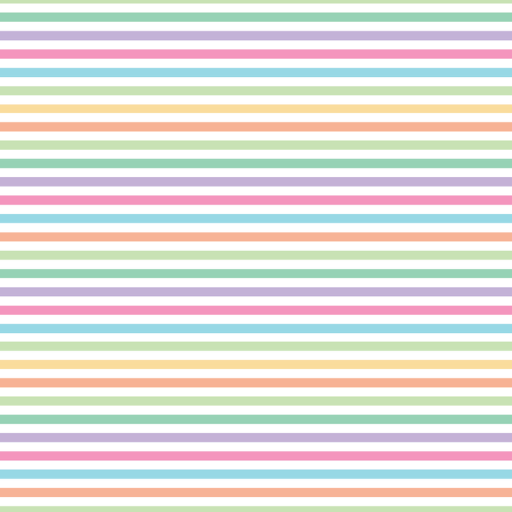 Pastel Rainbow Stripes Pattern Acrylic Sheet - CMB Pattern Acrylic
