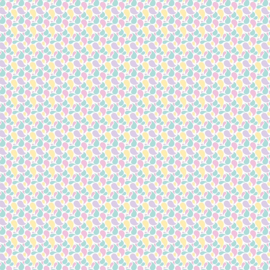 Pastel Raindrops Pattern Acrylic Sheets - CMB Pattern Acrylic