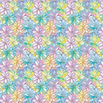Pastel Stained Glass Floral 2 Pattern Acrylic Sheets - CMB Pattern Acrylic