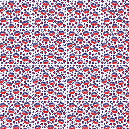 Patriotic Leopard Lips Pattern Acrylic Sheets - CMB Pattern Acrylic