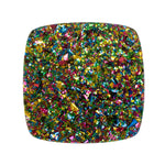 Peacock Party Chunky Flake Glitter Cast Acrylic | Glitter Acrylic Sheet | CMB Acrylic