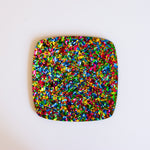 Peacock Party Chunky Flake Glitter Cast Acrylic | Glitter Acrylic Sheet | CMB Acrylic