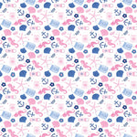 Pink & Blue Nautical Shapes Pattern Acrylic Sheets - CMB Pattern Acrylic