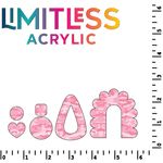 Pink Camouflage Pattern Acrylic Sheet - CMB Pattern Acrylic