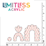 Pink Christmas Trees Pattern Acrylic Sheets - CMB Pattern Acrylic