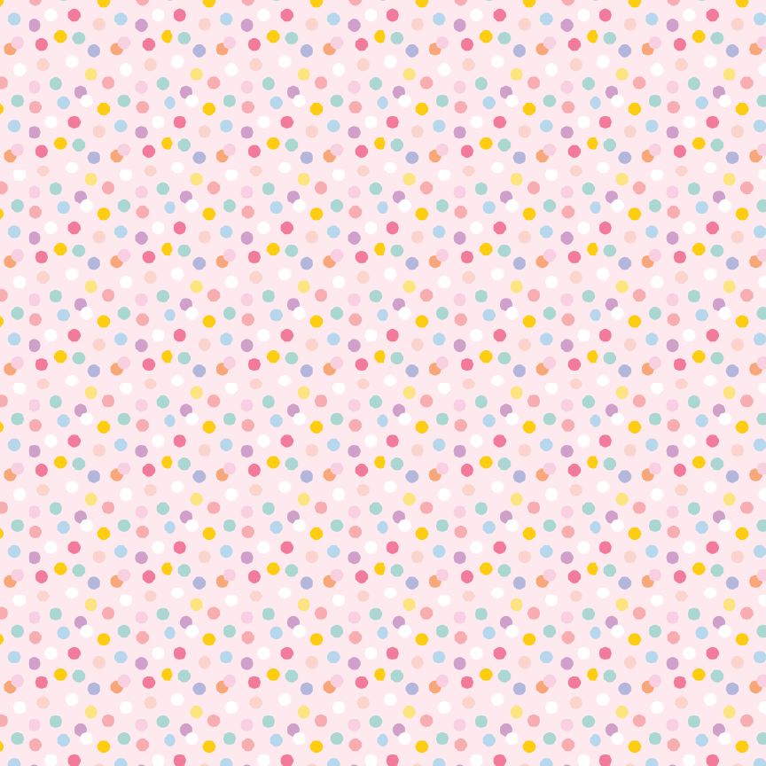 Pink Confetti Dots Pattern Acrylic Sheet - CMB Pattern Acrylic