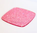 Pink Hearts Sparkling Glitter Cast Acrylic | Glitter Acrylic Sheet | CMB Acrylic