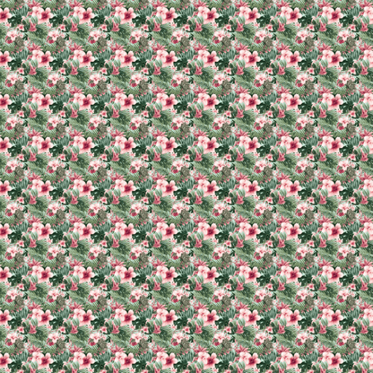 Pink Palm Leaf Flowers Pattern Acrylic Sheets - CMB Pattern Acrylic